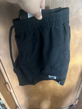 Vans Men's Black Athletic Swim/Active Shorts
